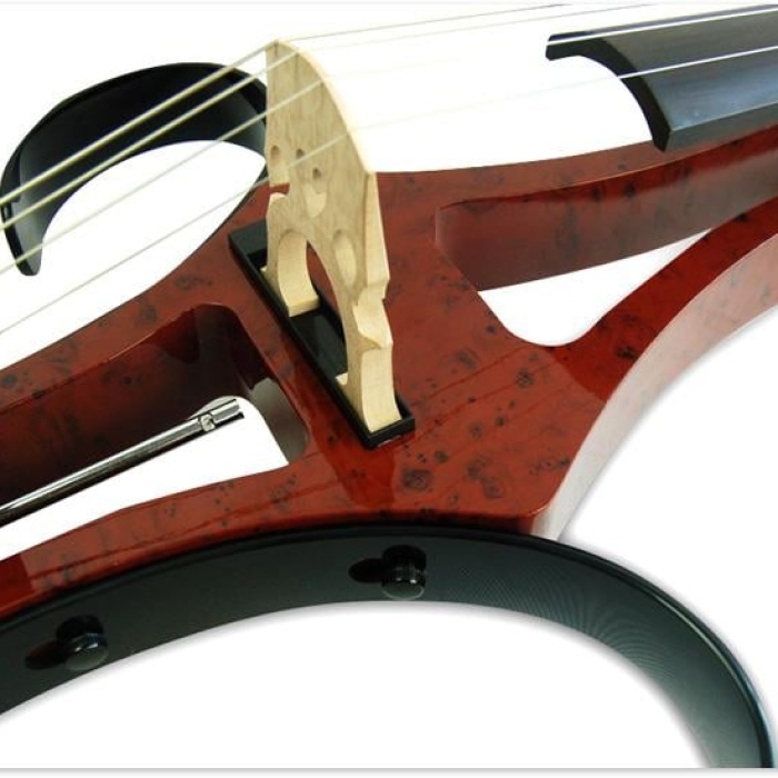 Kinglos KNG DSDT-1601 Elektro Çello 4/4 (Profesyonel - Silent) | Kulaklık Çıkışlı Sessiz Çalışma, Modern Tasarım, Taşıma Çantalı Set